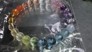 和田玉 堇青石 青金石 绿幽灵貔貅 草莓晶手镯 7mm多宝 巴西黄水晶